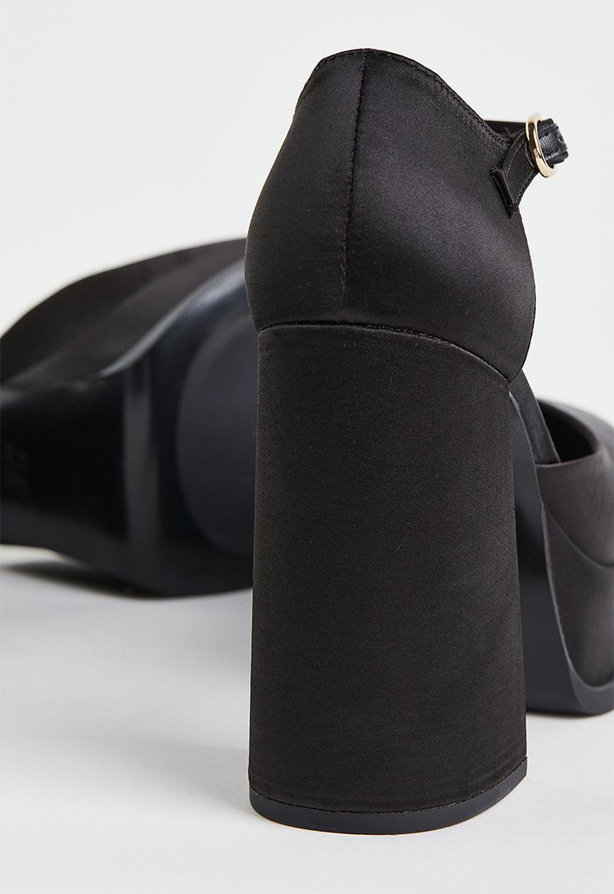 H&M - Block-heeled mary janes - black