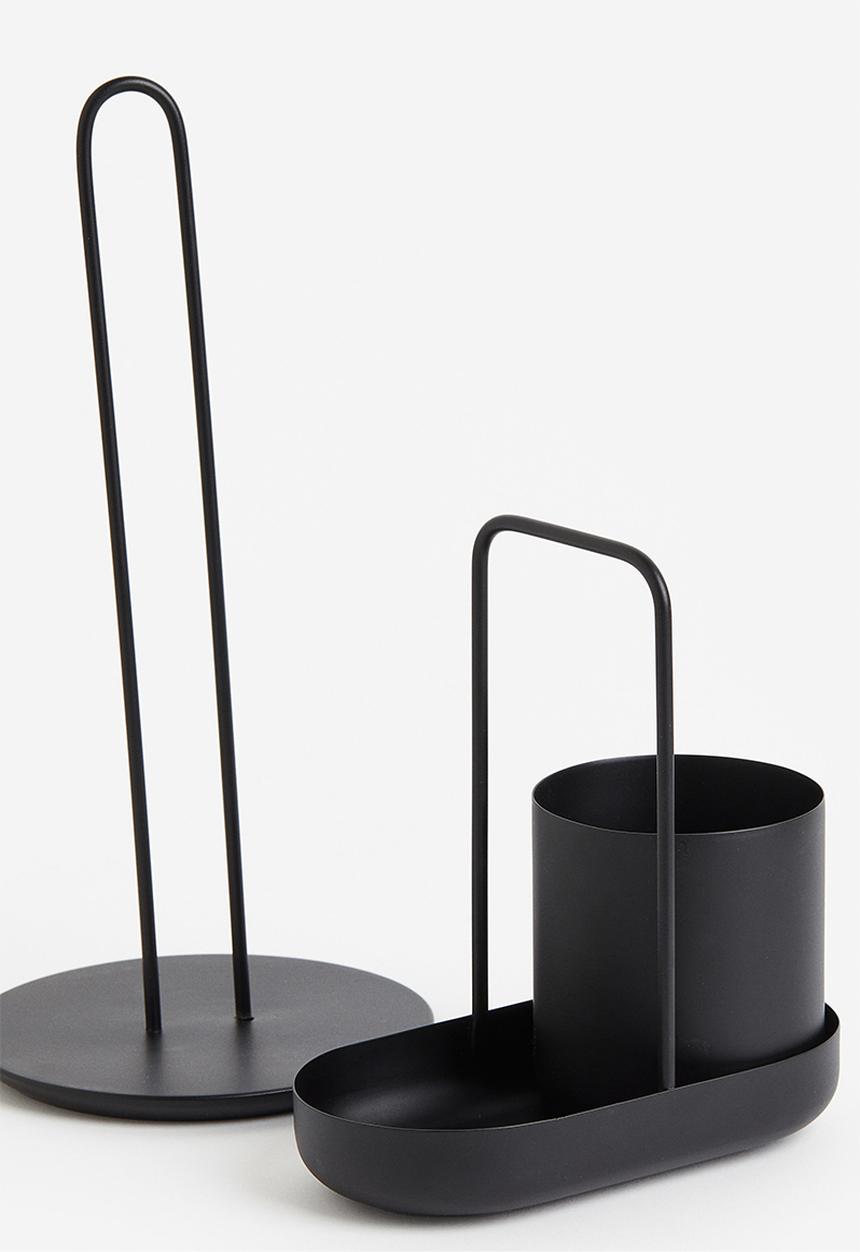 H&M - Kitchen roll holder - black