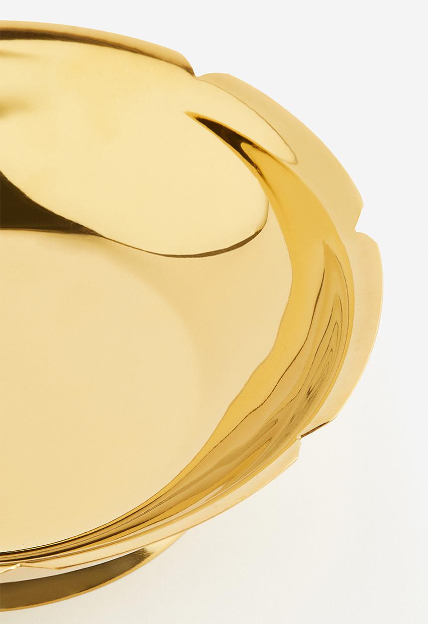 H&M - Stainless steel serving bowl - gold-coloured