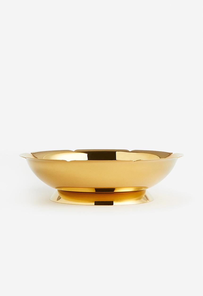 H&M - Stainless steel serving bowl - gold-coloured