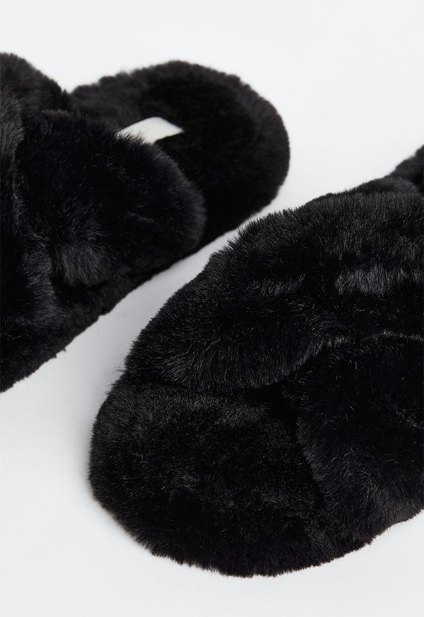 H&M - Slippers - black