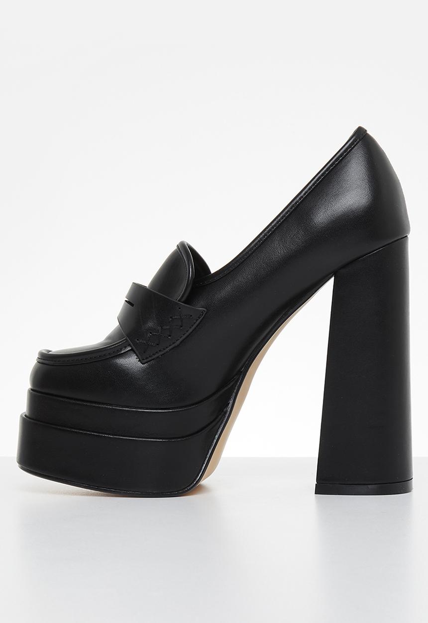 Footwork - Brenta platform heel - black