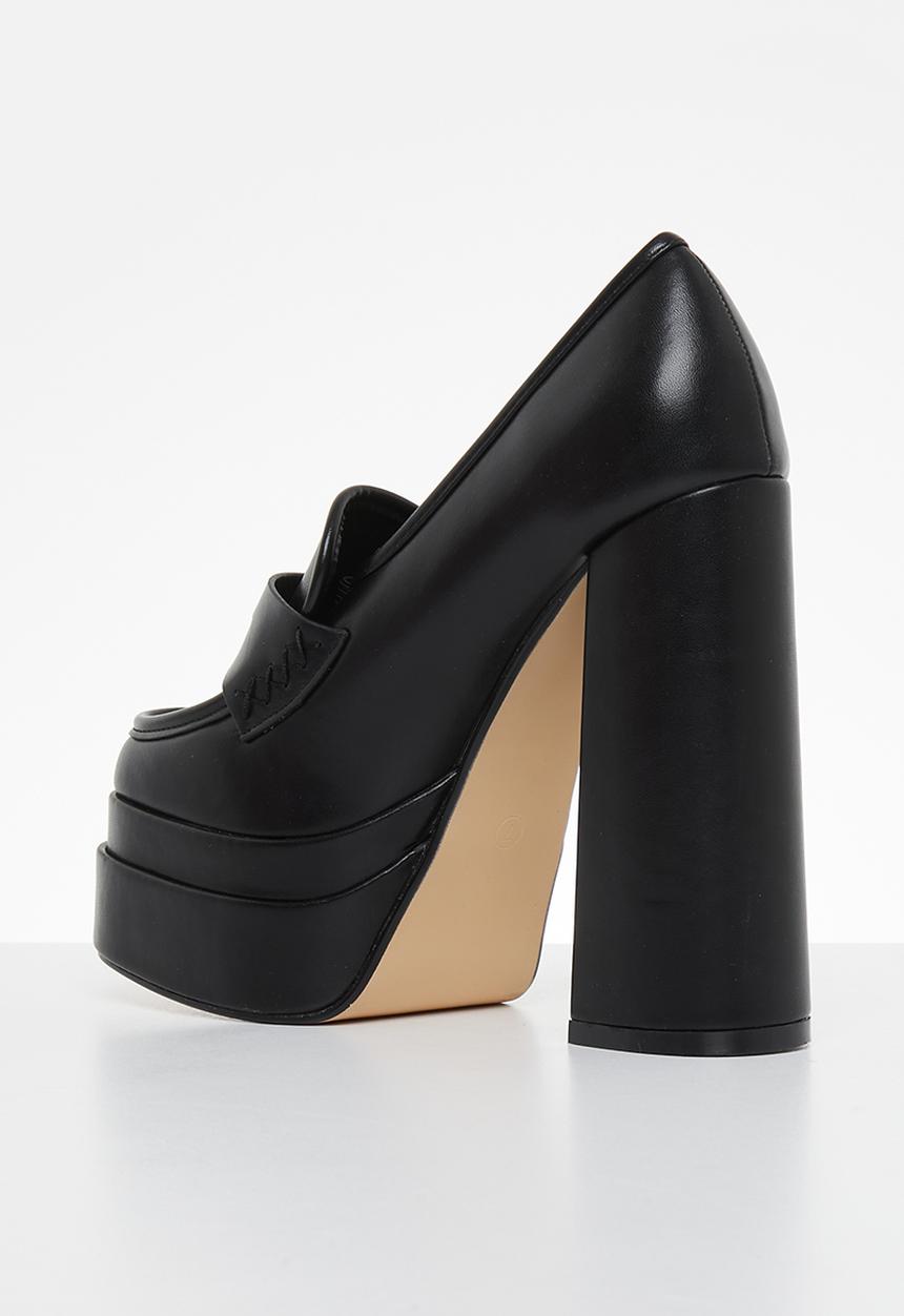 Footwork - Brenta platform heel - black
