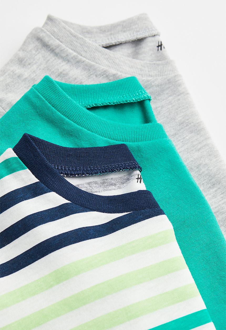H&M - 3-Pack jersey tops - multi 