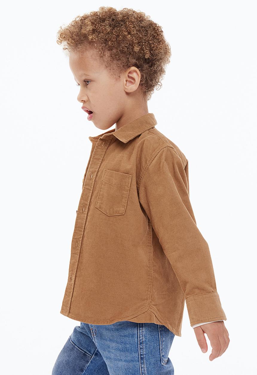 H&M - Corduroy shirt - dark beige