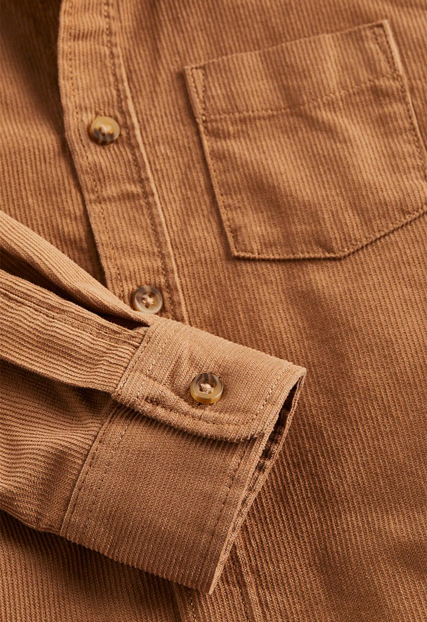 H&M - Corduroy shirt - dark beige