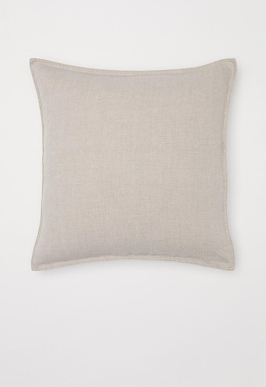 H&M - Washed linen cushion cover - linen beige