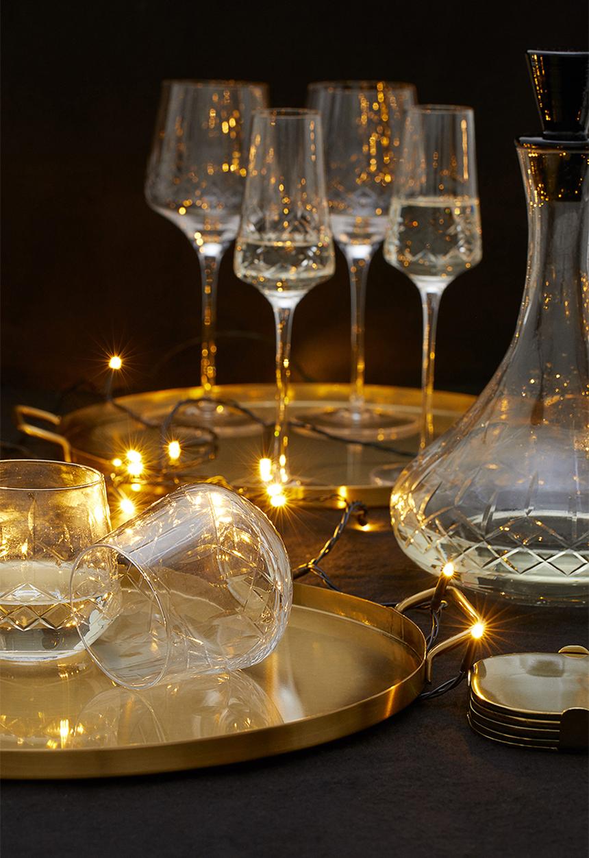 H&M - Wine glass - clear glass