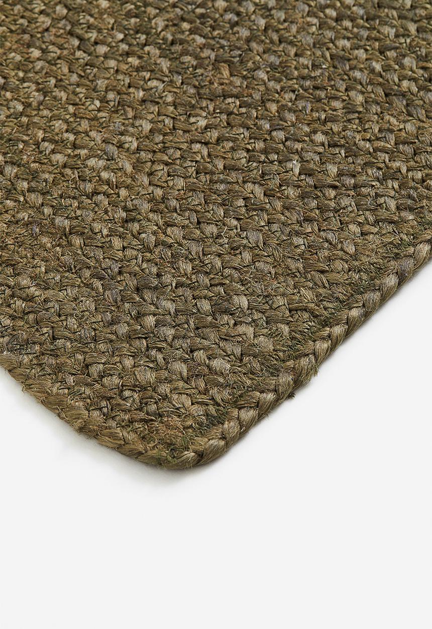 H&M - Jute doormat - dark khaki green