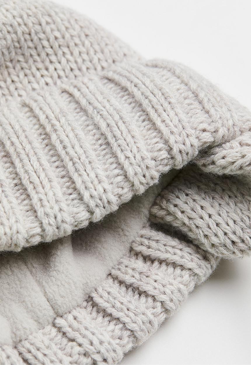 H&M - Knitted 2-piece set - light grey