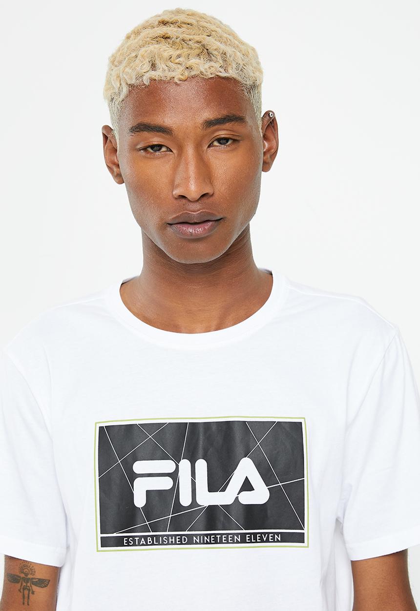 FILA - Finnian short sleeve tee - white