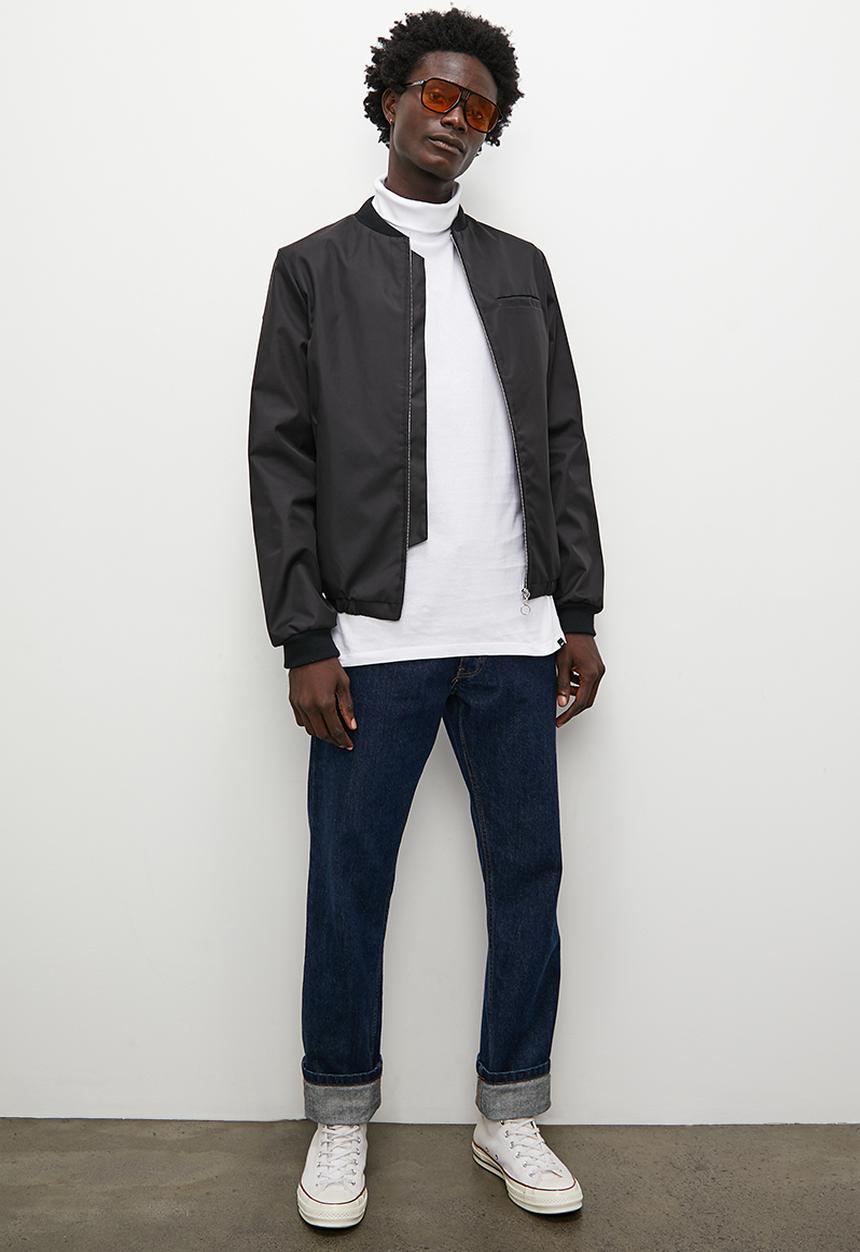 Superbalist - 2-Pack milan long sleeve roll neck tee - black & white
