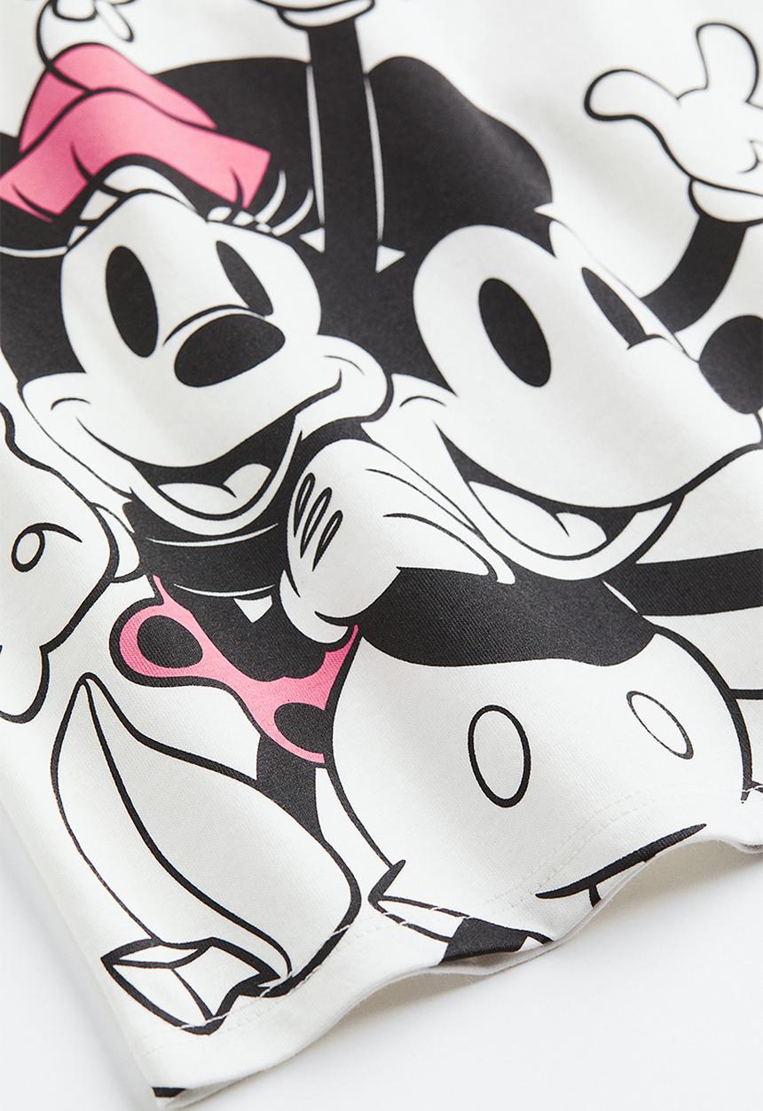 H&M - Printed T-shirt - white/disney