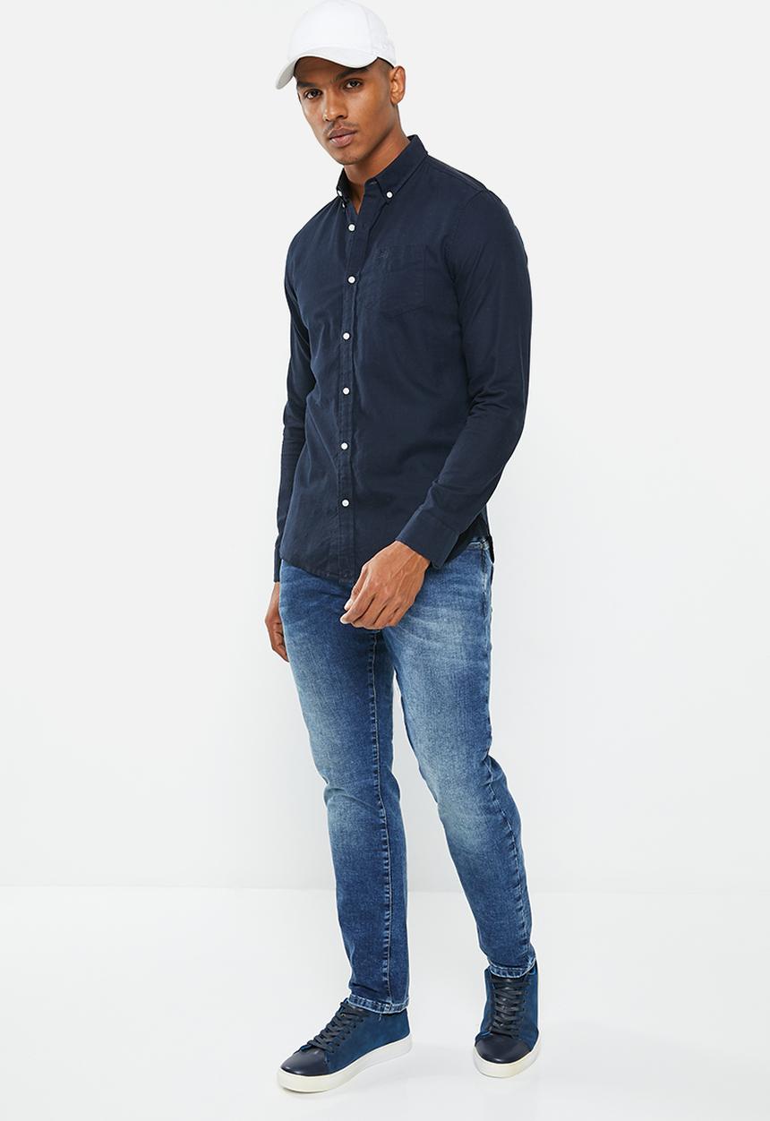 POLO - Men pjc abuja slim leg denim - light wash