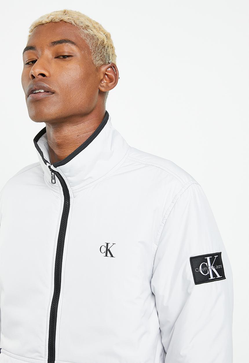 Calvin Klein - Padded harrington jacket - ghost grey