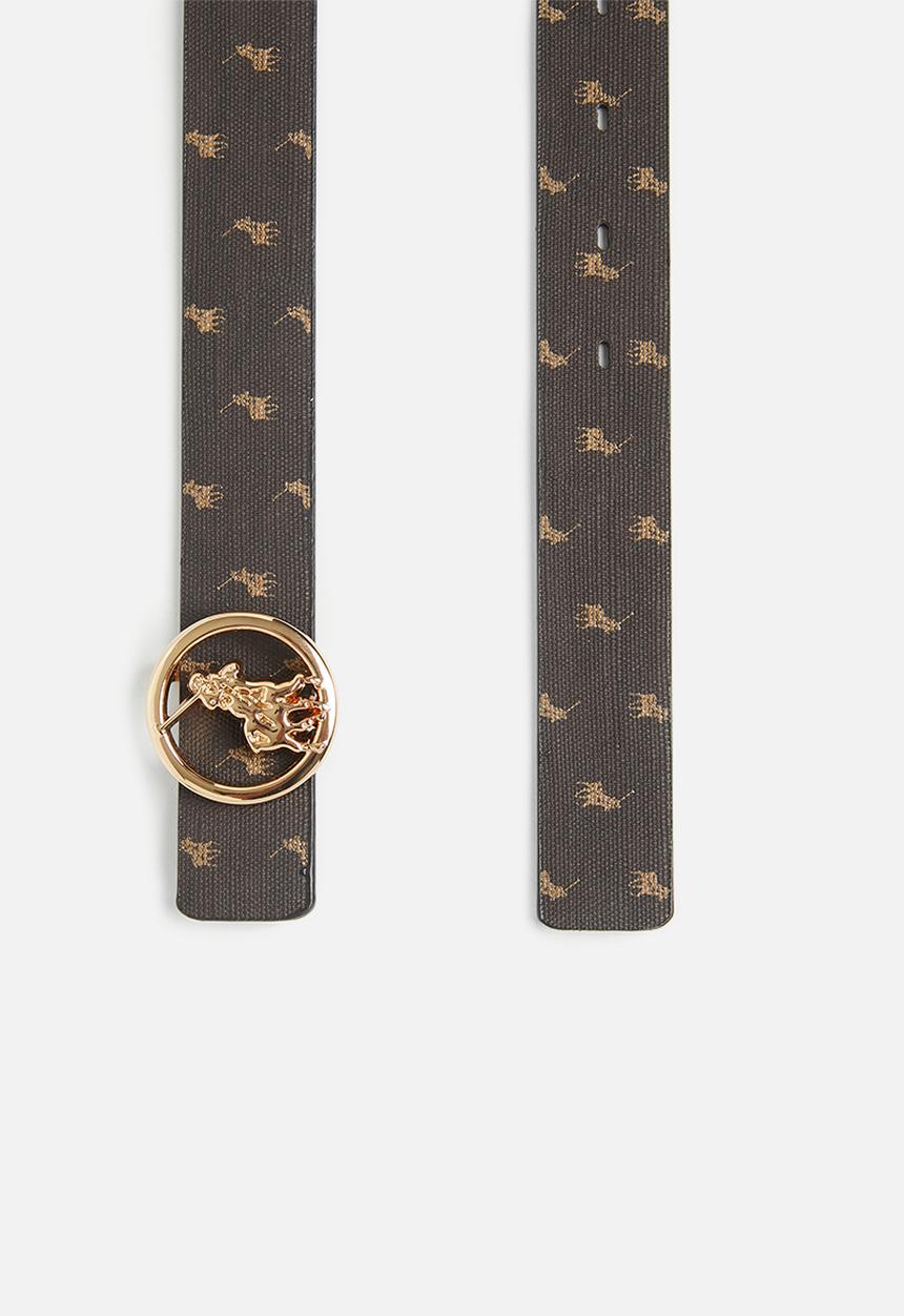 POLO - Amelia reversible belt - brown & tan