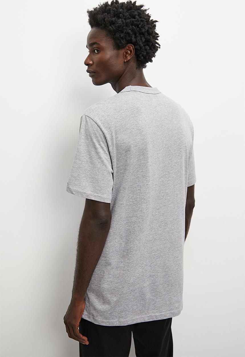 Superbalist - Aaron relaxed fit organic crew neck tee - grey melange
