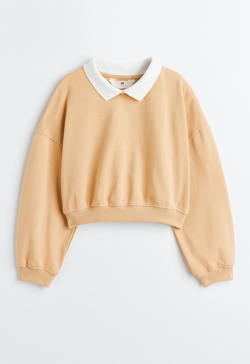 H&M - Oversized sweatshirt - yellow