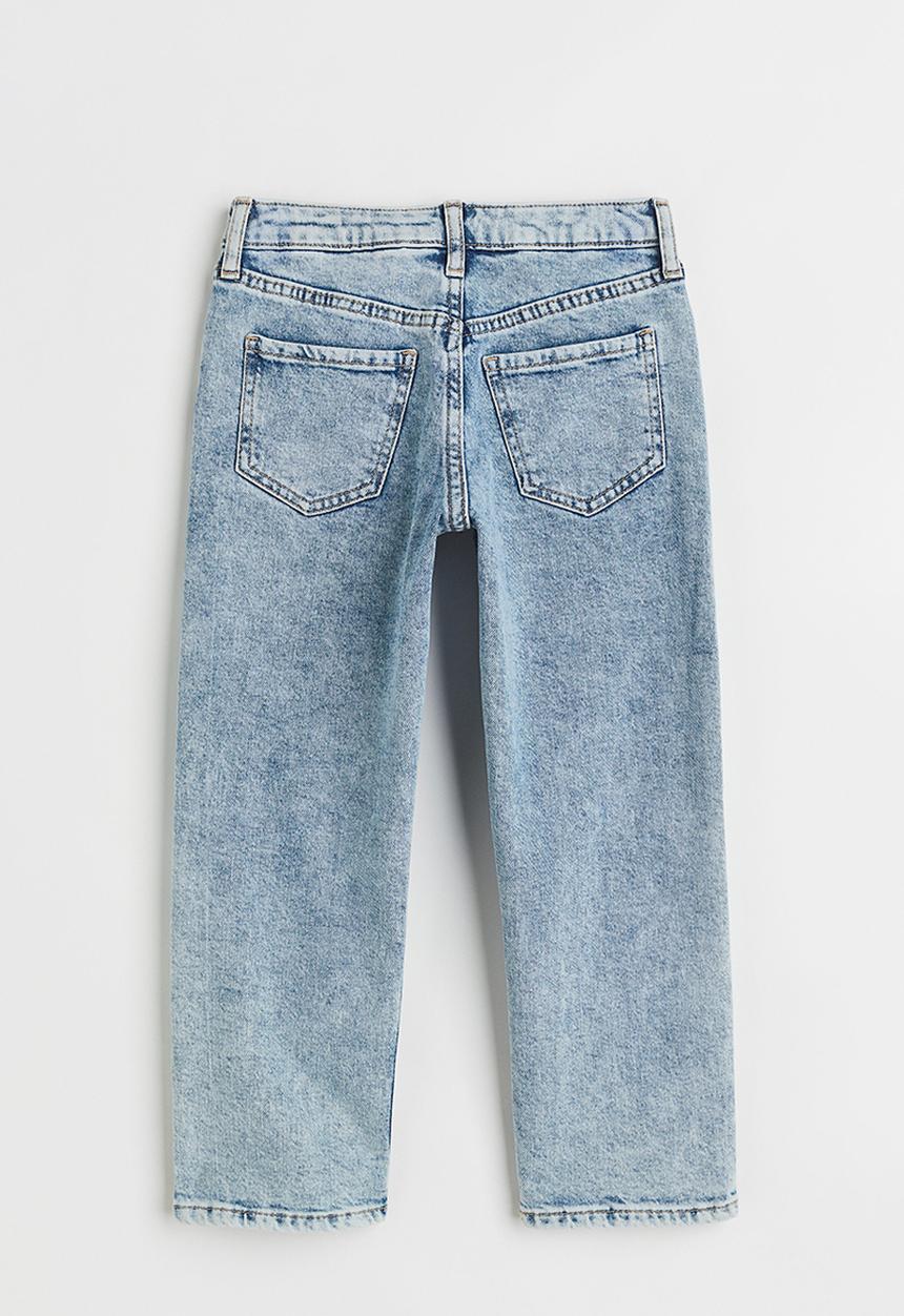 H&M - Comfort stretch straight fit jeans - light blue