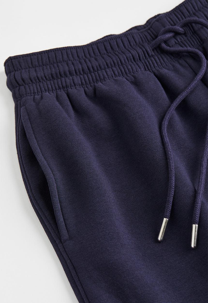 H&M - Cotton-blend sweatpants - navy blue