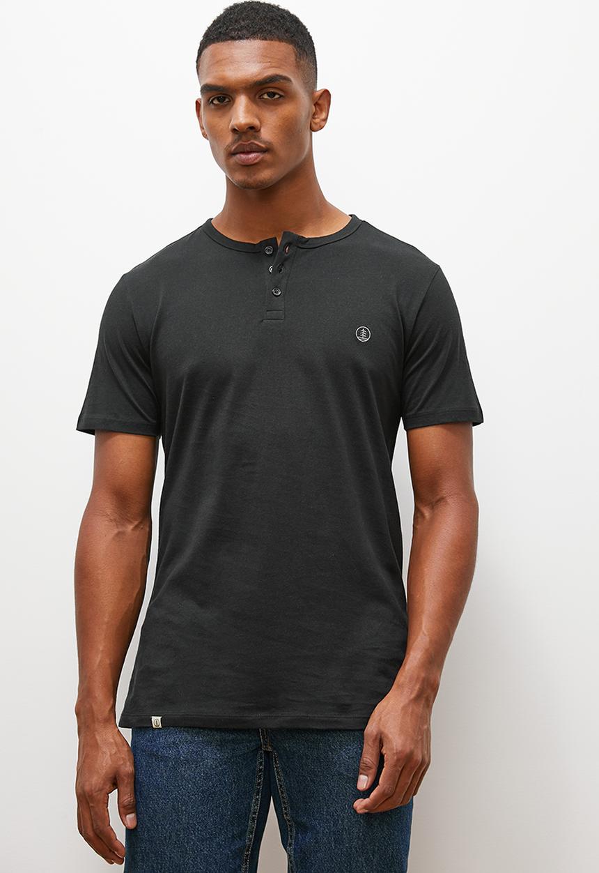 Lark & Crosse - Texas grandpa pocket tee - black