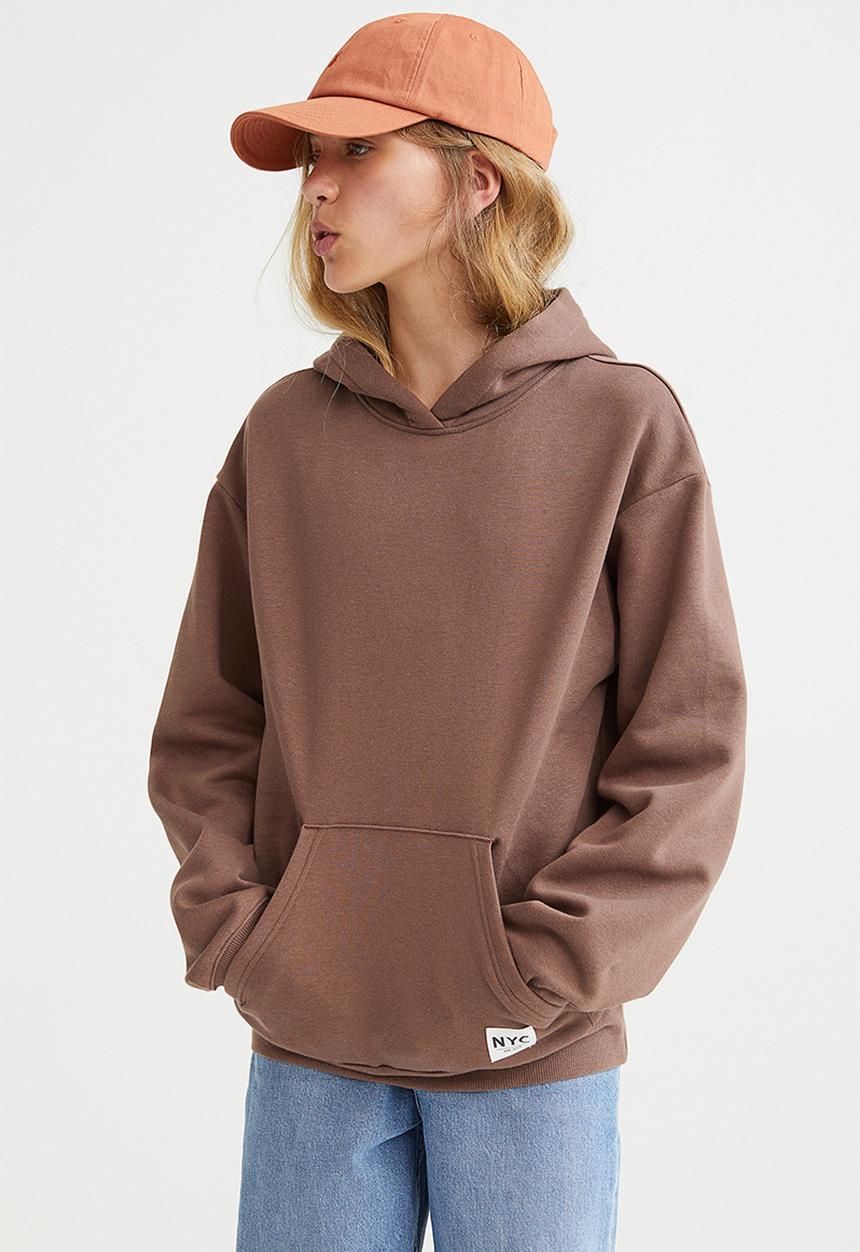 H&M - Oversized hoodie - brown