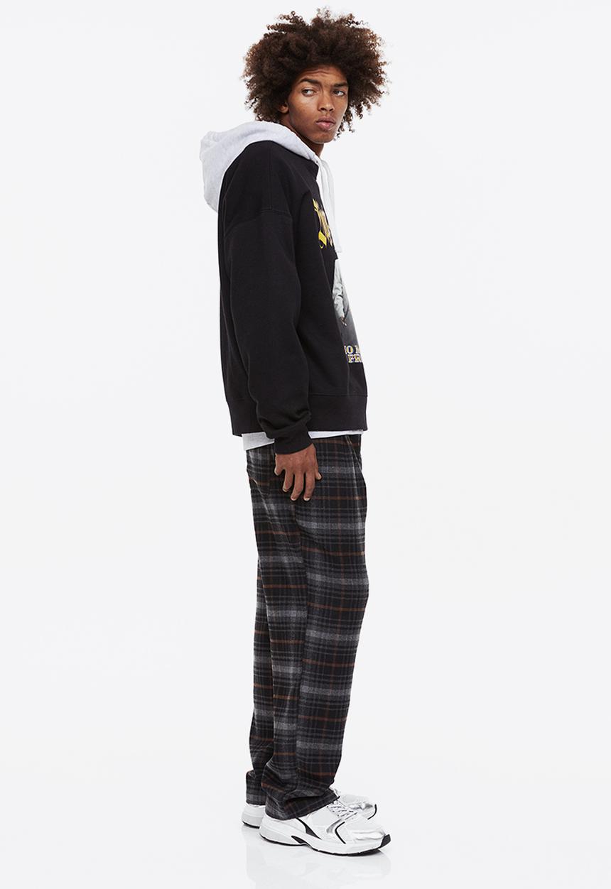 H&M - Relaxed fit sweatshirt - black/the notorious b.i.g.