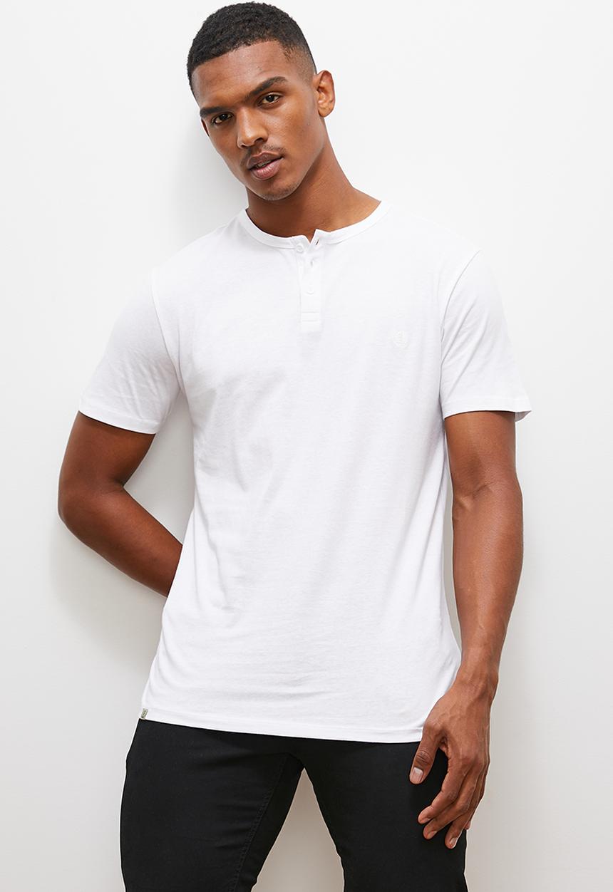 Lark & Crosse - Texas grandpa pocket tee - white