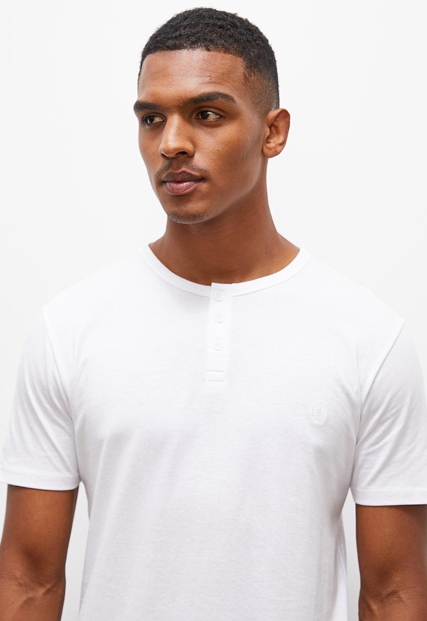 Lark & Crosse - Texas grandpa pocket tee - white