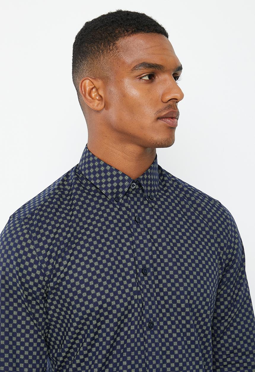 Ben Sherman - Geo print - olive