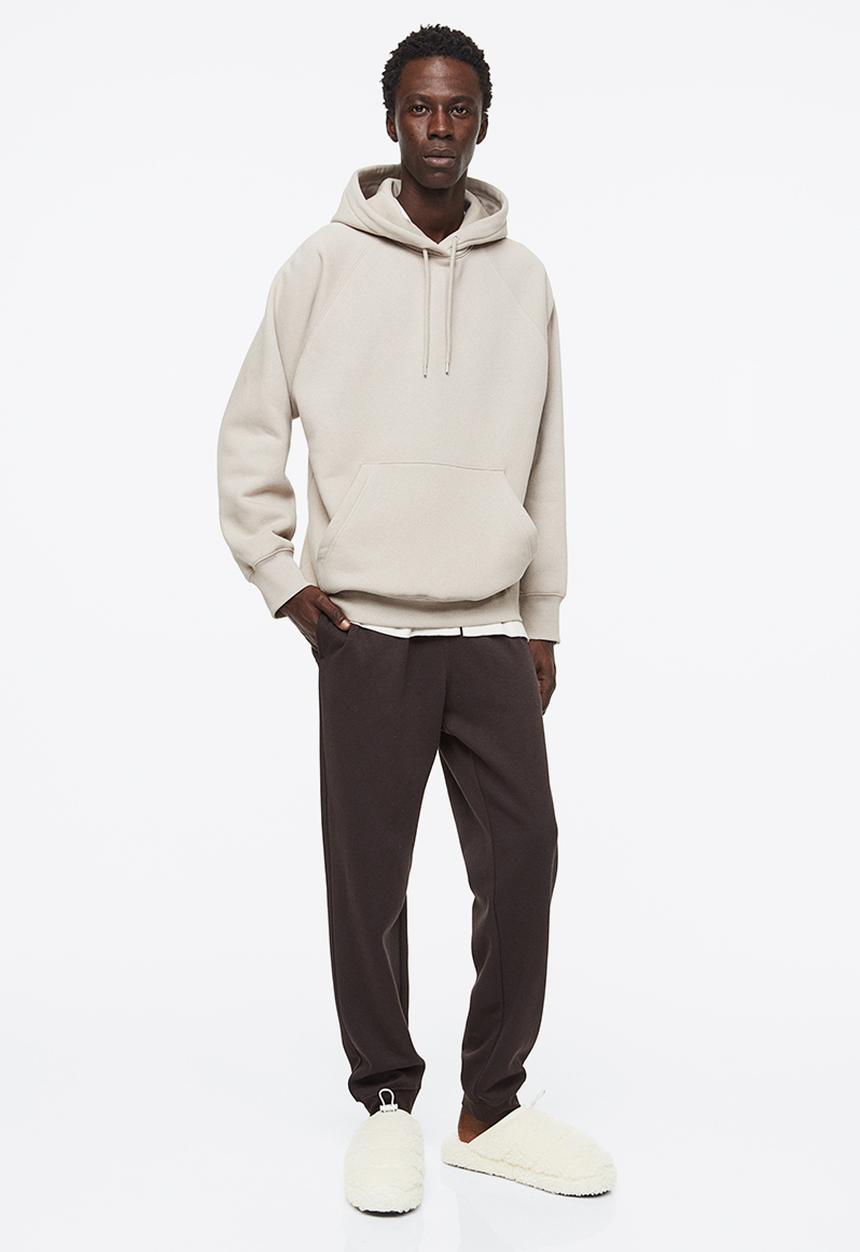 H&M - Oversized fit hoodie - greige