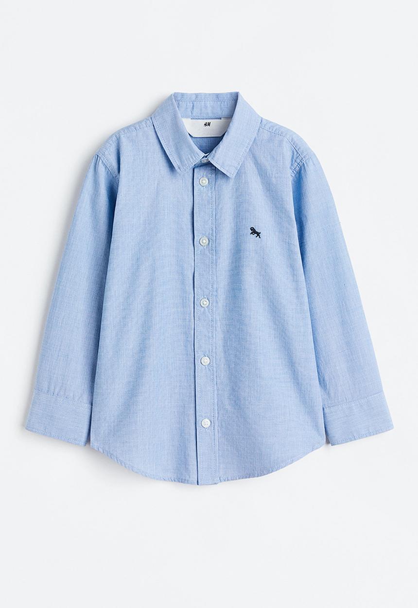 H&M - Cotton shirt - light blue