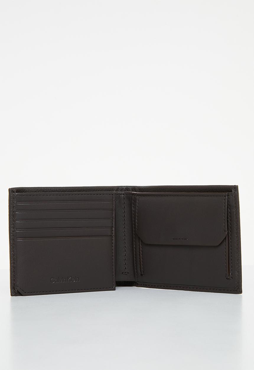Calvin Klein - Warmth trifold 10cc w/coin l - dark brown