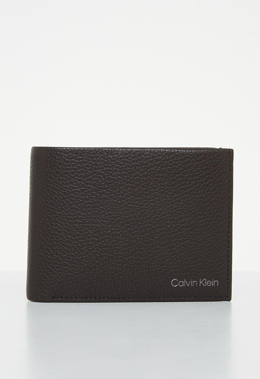 Calvin Klein - Warmth bifold 5cc w/ coin l - dark brown