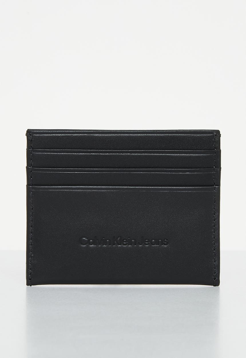 Calvin Klein - Monogram soft cardholder 6cc - black