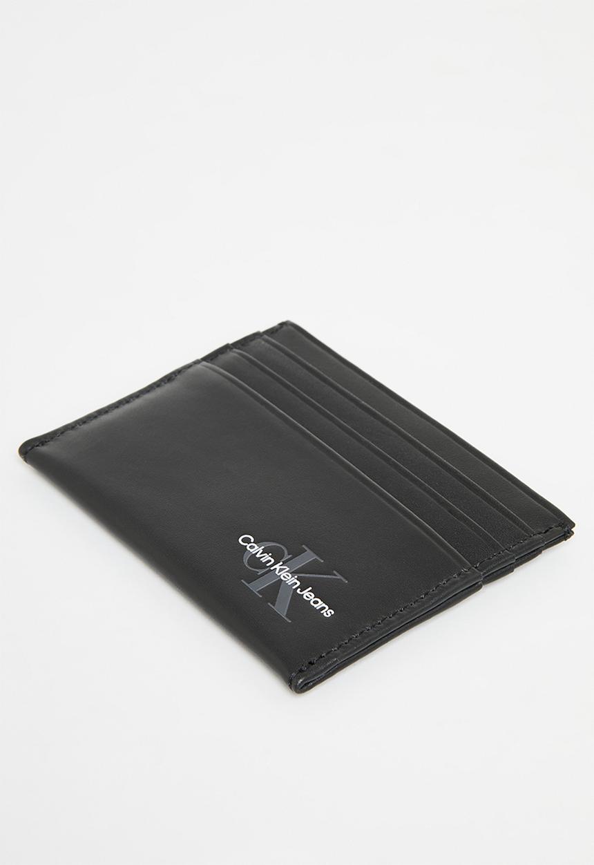 Calvin Klein - Monogram soft cardholder 6cc - black