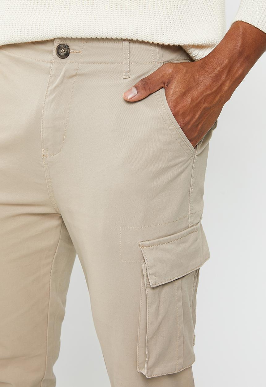 Pierre Cardin - Cargo long pant - sand 