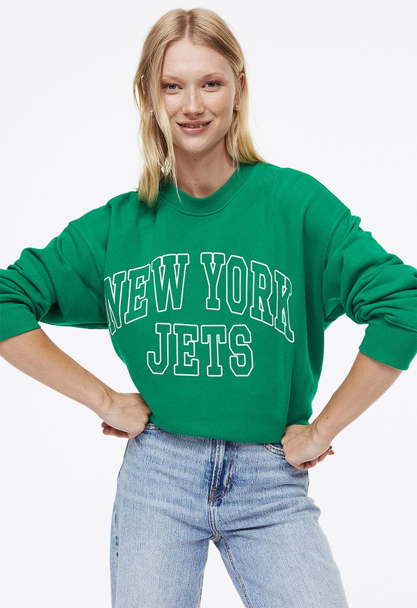 H&M - Oversized sweatshirt - green,multi