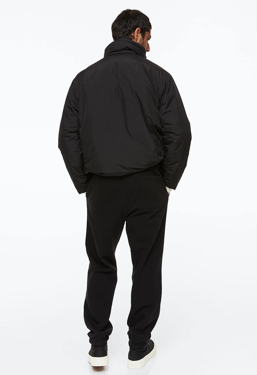 H&M - Relaxed fit sweatpants - black/new york lights