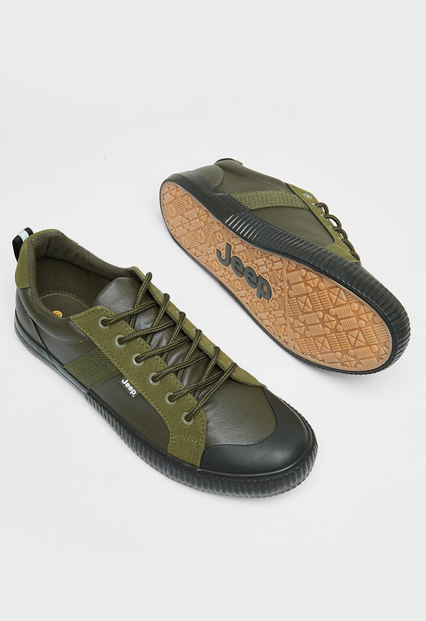 JEEP - Peg fashion sneaker - olive