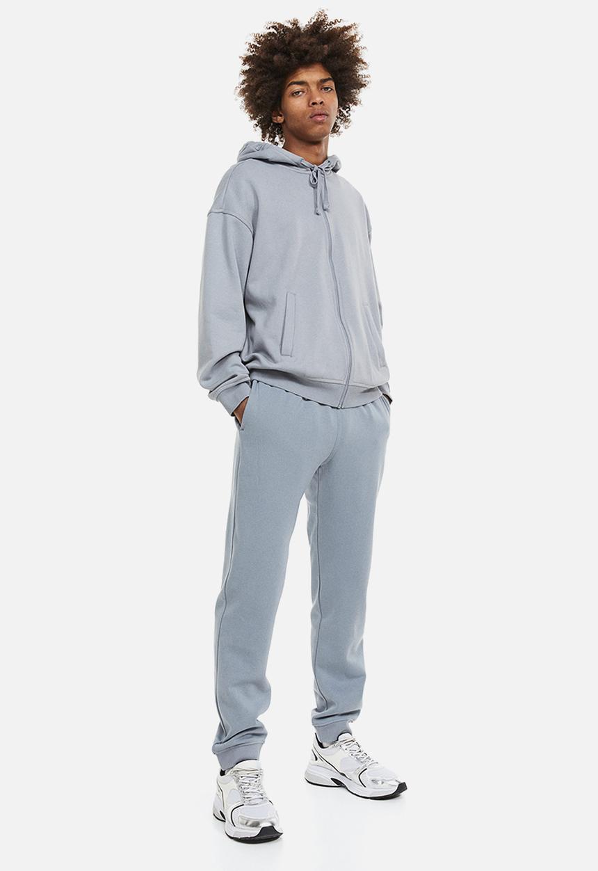 H&M - Relaxed fit zip-through hoodie - light green