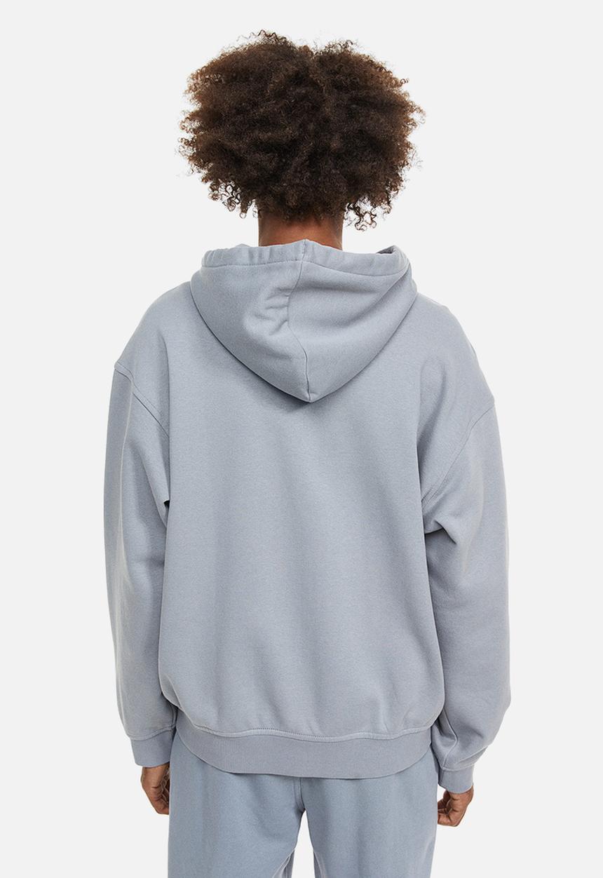 H&M - Relaxed fit zip-through hoodie - light green