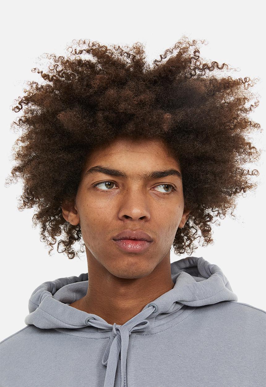 H&M - Relaxed fit zip-through hoodie - light green