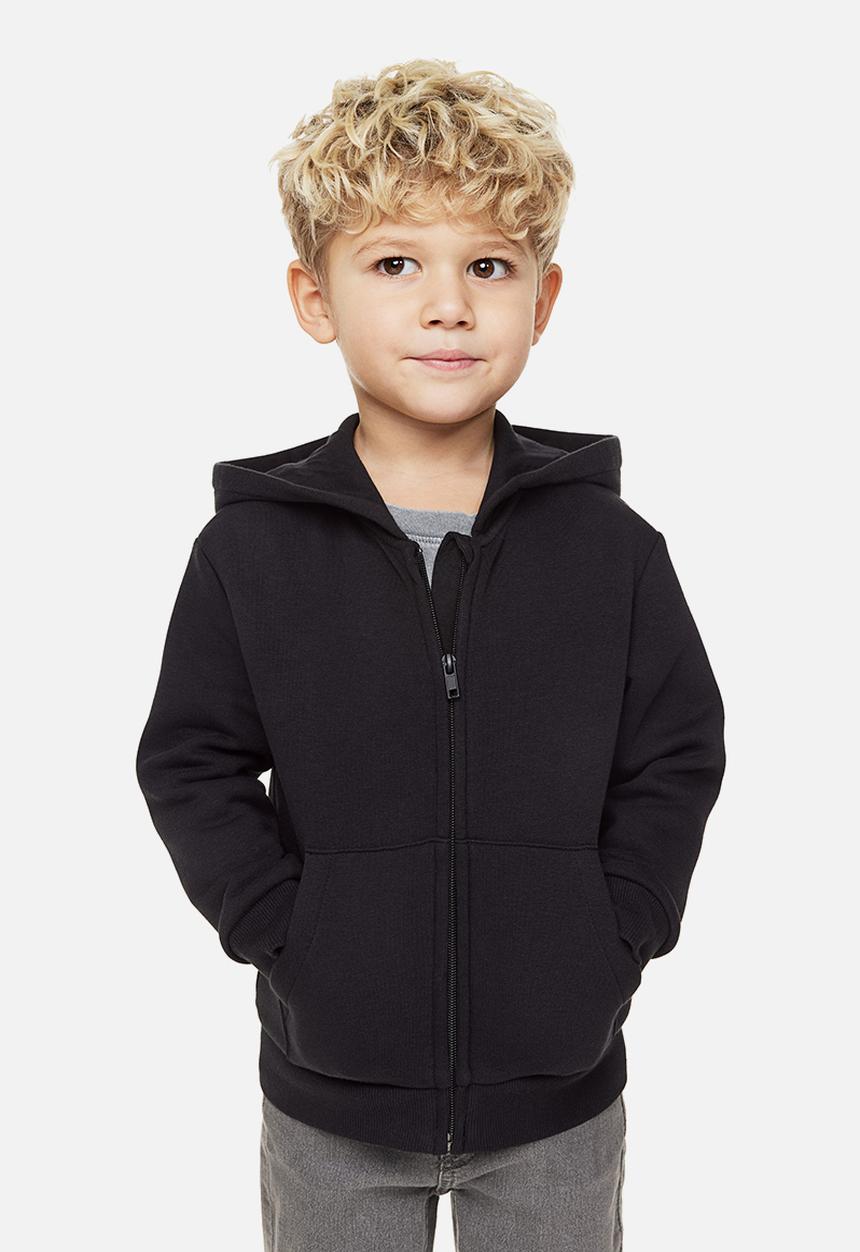 H&M - Zip-through hoodie - black