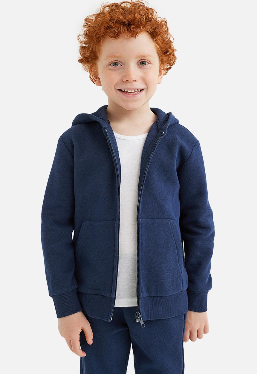 H&M - Zip-through hoodie - navy