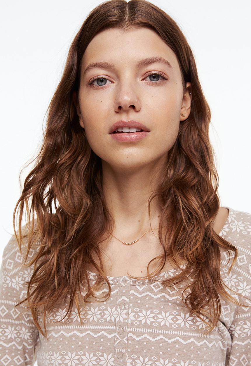 H&M - Pyjamas - beige & patterned