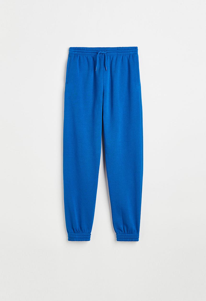 H&M - High-waisted joggers - bright blue