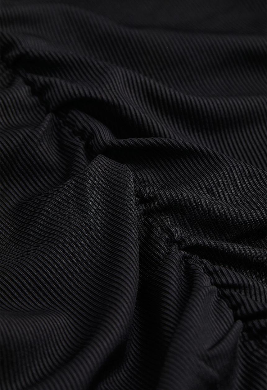 H&M - Draped jersey dress - black