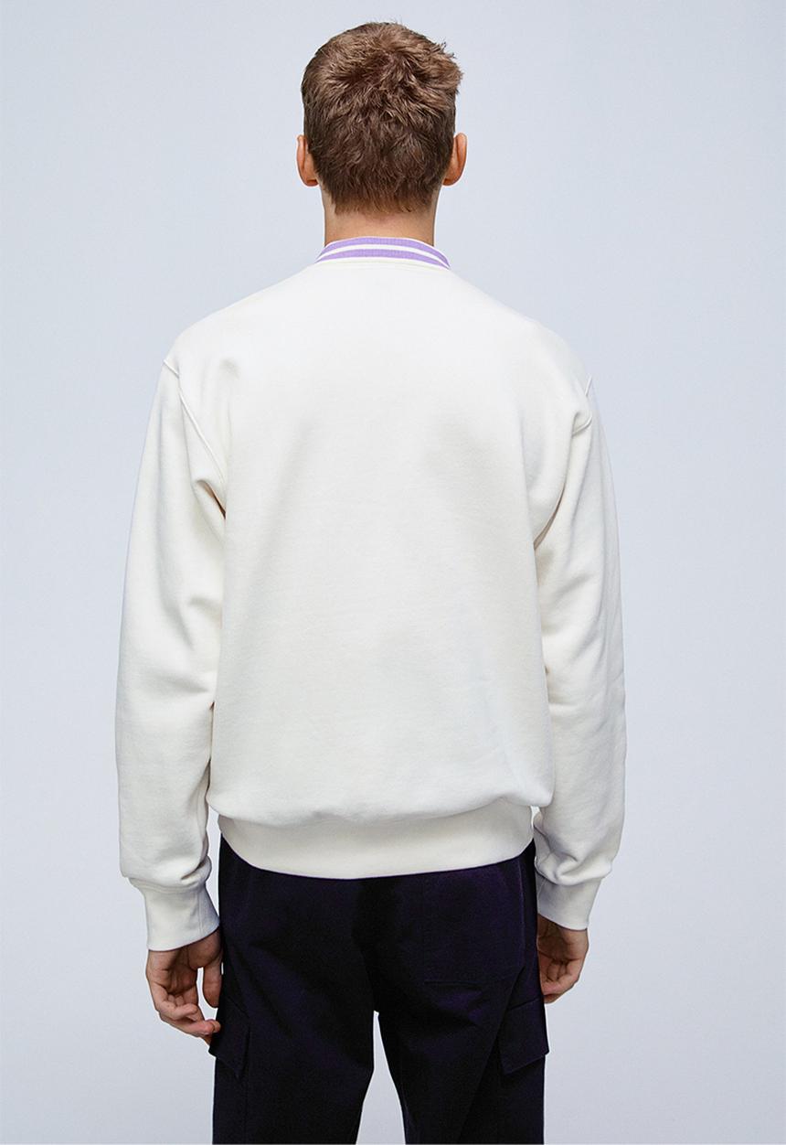 H&M - Regular fit polo shirt - cream/boring pals
