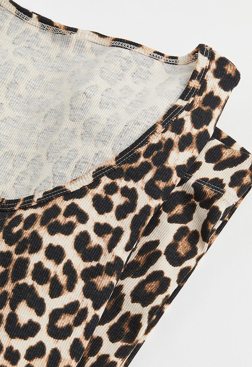 H&M - Pyjamas - beige/leopard print